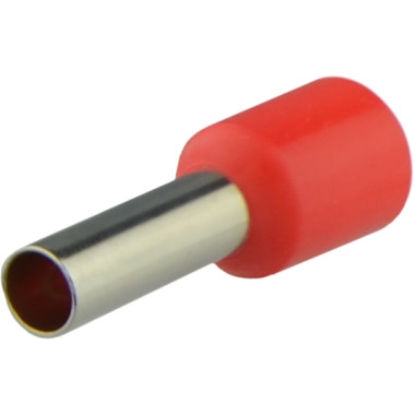 Наконечники трубчасті НТ 6,0-12 червоні (100шт)