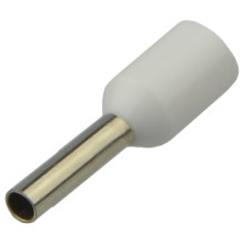 Наконечники трубчасті НТ 1,0-08 білі (100шт) Наконечники трубчасті НТ 1,0-08 білі (100шт)