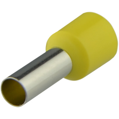 Наконечники трубчасті НТ 10,0-12 жовті (100шт)
