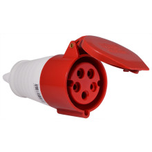 Розетка (гніздо) переносна ГП 16А/5 3Р+N+РЕ (215) Розетка (гніздо) переносна ГП 16А/5 3Р+N+РЕ (215)