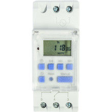 Таймер тижневий електронний з прозорою кришкоюTHC15-TC Таймер тижневий електронний з прозорою кришкоюTHC15-TC