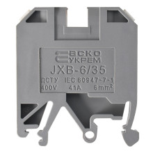 Клемник JXB 6/35 сірий Клемник JXB 6/35 сірий