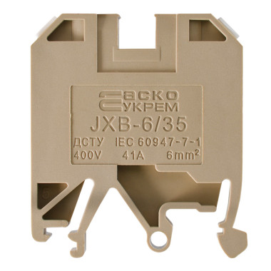 Клемник JXB 6/35 жовтий