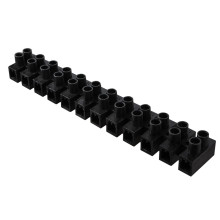 Колодка клемна 12пол. 16 /30А "тип Н" чорна Колодка клемна 12пол. 16 /30А "тип Н" чорна