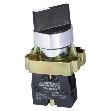 XB2-BD21 Кнопка поворотна 2-поз. Стандартна ручка