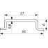 Din-рейка TS-35-0,8 (T3502) (1м/шт)