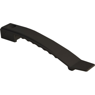 Кабельний затискач під дюбель (саморіз) 135 мм, чорний, РA (10 шт)