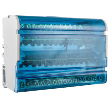 4х15 Нульова шина в корпусі VC-415 (4 бруска по 15 отворів) 4х15 Нульова шина в корпусі VC-415 (4 бруска по 15 отворів)