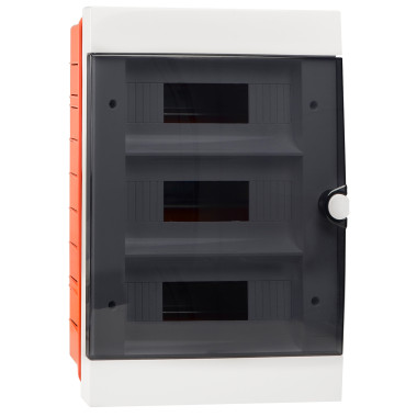 Корпус модульний пластиковий, 36 модулів, вбудований, серії UBox 