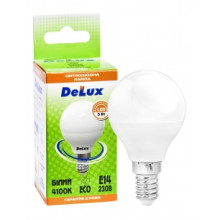 Лампа світлодіодна DELUX BL50P 5 Вт 4100K 220В E14 білий