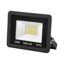 Прожектор світлодіодний DELUX_ FMI 11 LED 20Вт 6500К IP65 чорний