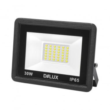 Прожектор світлодіодний DELUX_ FMI 11 LED 30Вт 6500К IP65 чорний