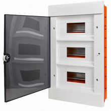 Корпус модульний пластиковий, 36 модулів, вбудований, серії UBox 