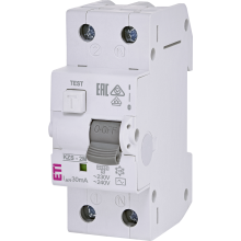 Реле диференційне (ПЗВ) EFI6-2 16/0,03 тип AC (6kA) Реле диференційне (ПЗВ) EFI6-2 16/0,03 тип AC (6kA)