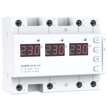 Трифазне реле напруги ZUBR D6-63 red