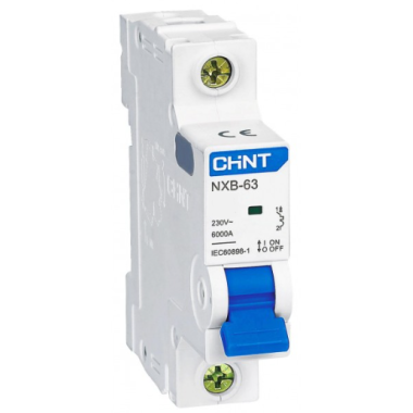 Авт. вимикач NXB-63 1P C50 6kA Chint