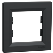 Рамка 1-місна, Asfora (антрацит) Рамка 1-місна, Asfora (антрацит)