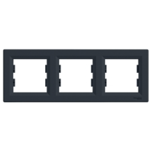Рамка 3-місна, горизонтальна, Asfora (антрацит) EPH5800371 Рамка 3-місна, горизонтальна, Asfora (антрацит) EPH5800371