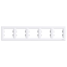 Рамка 5-місна Asfora гор. біл. Рамка 5-місна Asfora гор. біл.