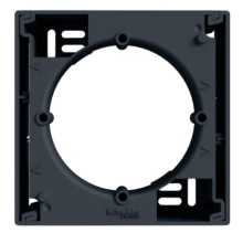 Коробка для зовнішнього монтажу одиночна, Asfora (антрацит) Коробка для зовнішнього монтажу одиночна, Asfora (антрацит)